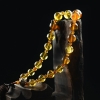 天然缅甸琥珀100元起拍    44.83g珠子直径约8.5-9.5mm天然缅甸琥珀国工正圆珠珠链H