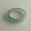 誉品翡翠 161220-9874 冰透起光浅绿翡翠指环戒指