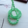 水润苹果绿翡翠珠链可做手链欢迎关注ysq2288 